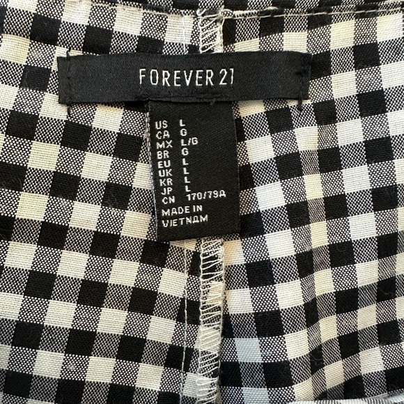 Forever 21 Y2K Gingham Plaid Ruffle Mini Skort - Picture 8 of 9